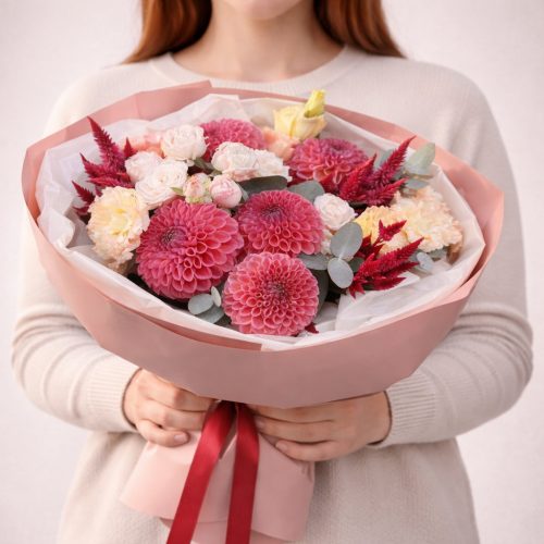 Букет «Розовое вдохновение»